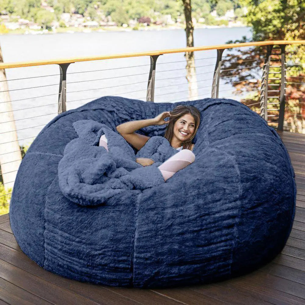 Giant Fluffy Fur Bean Bag  My Store   