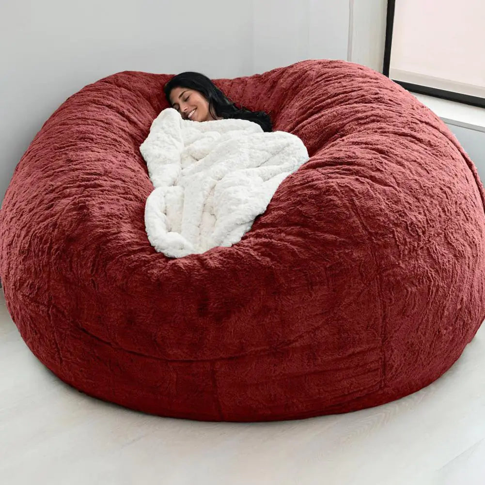 Giant Fluffy Fur Bean Bag  My Store   