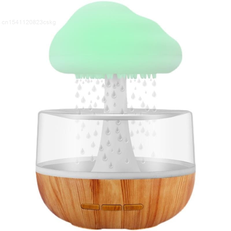 Desktop Rain Cloud Humidifier  My Store Light Wood  