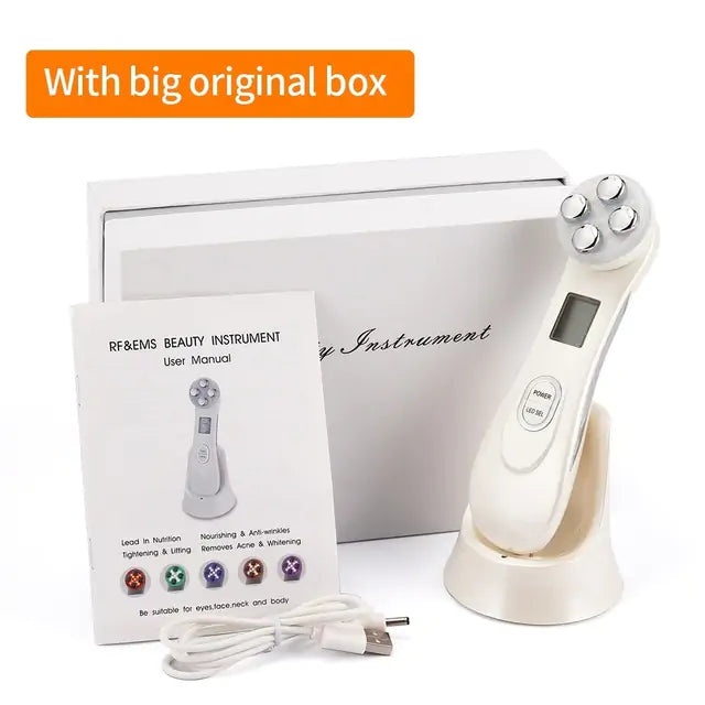 LED Facial Massage Device  My Store White Original Box  