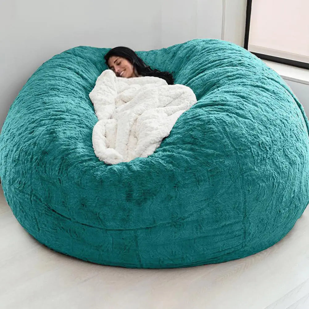 Giant Fluffy Fur Bean Bag  My Store   