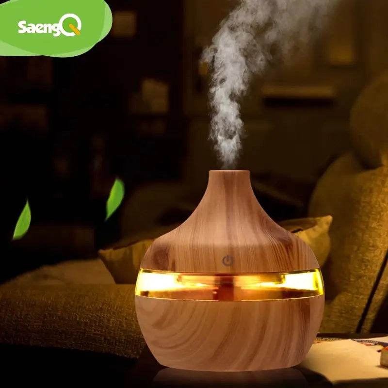 LED Wood Grain Humidifier  My Store   