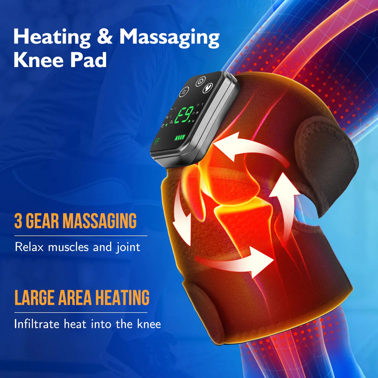 Knee Heating Massager  My Store   