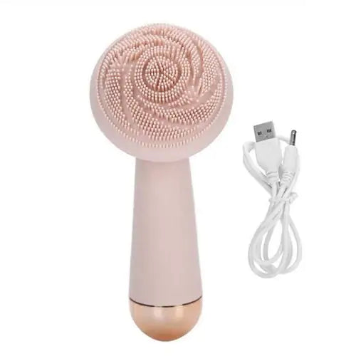 Silicone Facial Brush  My Store Pink USB Charging 