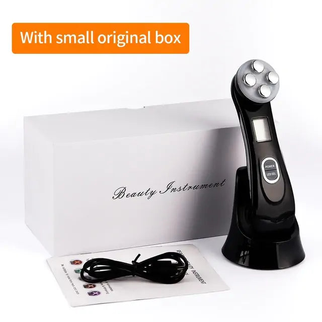 LED Facial Massage Device  My Store Black  Small Box  