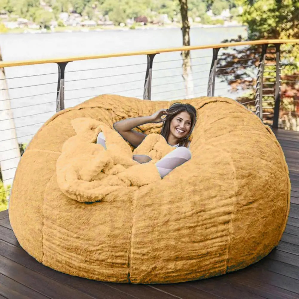 Giant Fluffy Fur Bean Bag  My Store   