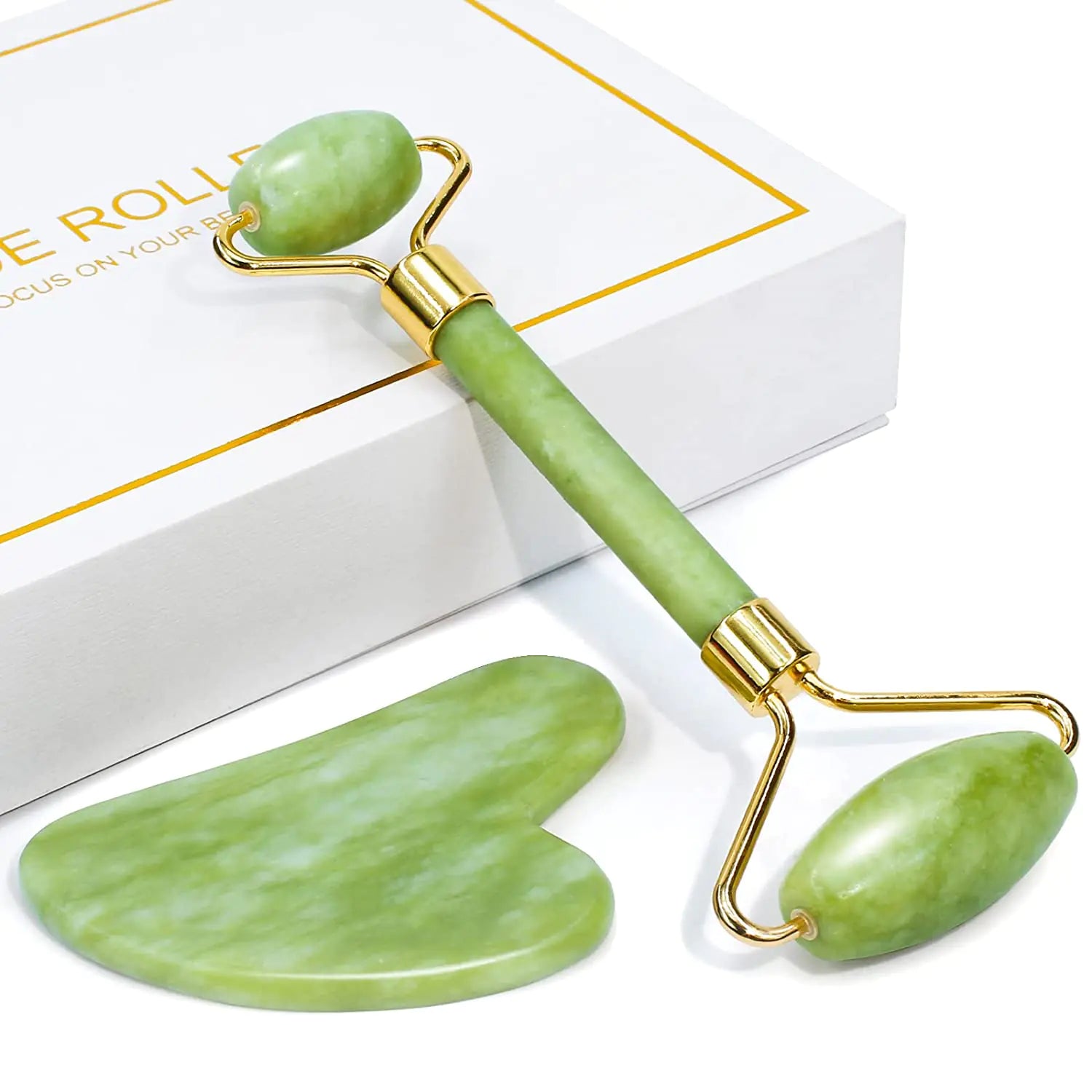 Beauty Jade - Facial Roller  My Store Green None 