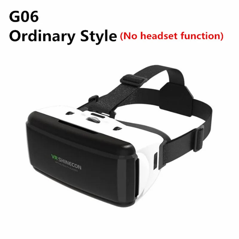 Original Virtual Reality VR Glasses Box 3D Stereo Google Cardboard VR Headset Helmet for IOS Android Smartphone,Wireless Rocker  My Store Only G06 CHINA 