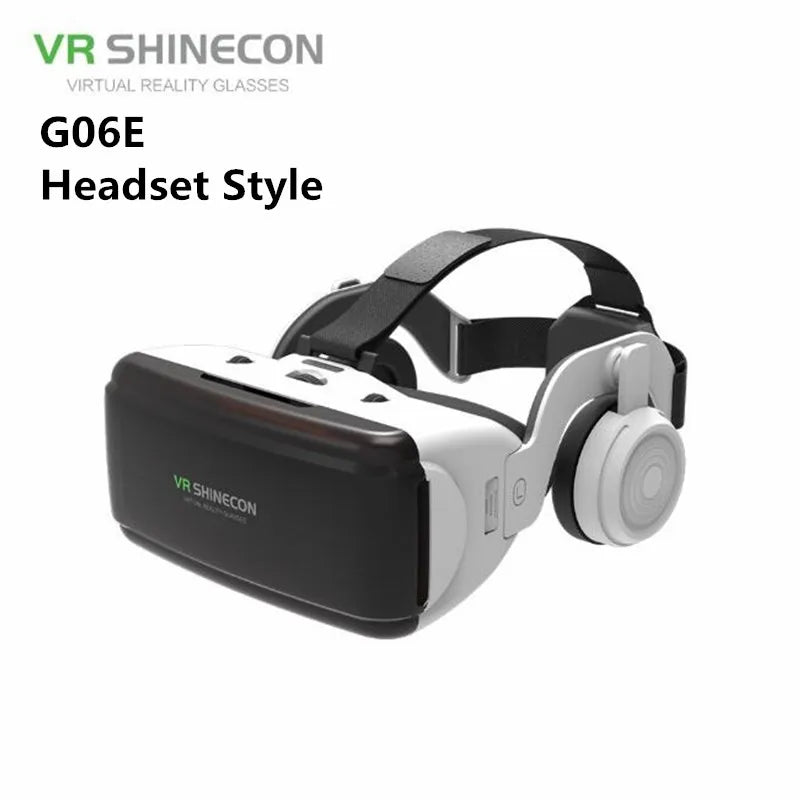 Original Virtual Reality VR Glasses Box 3D Stereo Google Cardboard VR Headset Helmet for IOS Android Smartphone,Wireless Rocker  My Store Only G06E CHINA 