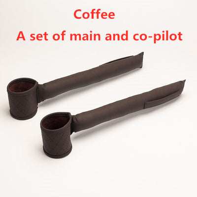 Leather Car Seat Gap Filler  My Store Coffee 2pcs 