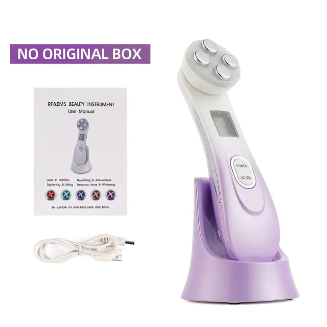 LED Facial Massage Device  My Store Purple No Box  