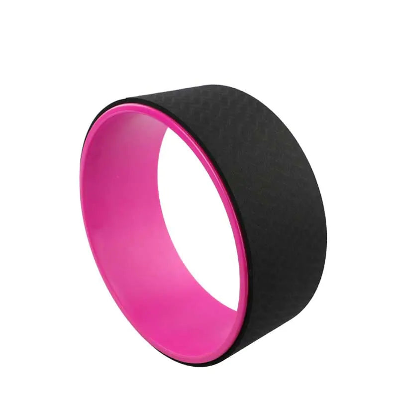 Classic Yoga Wheel  My Store Pink Black  