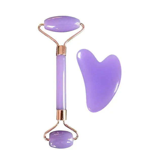 Beauty Jade - Facial Roller  My Store Purple None 