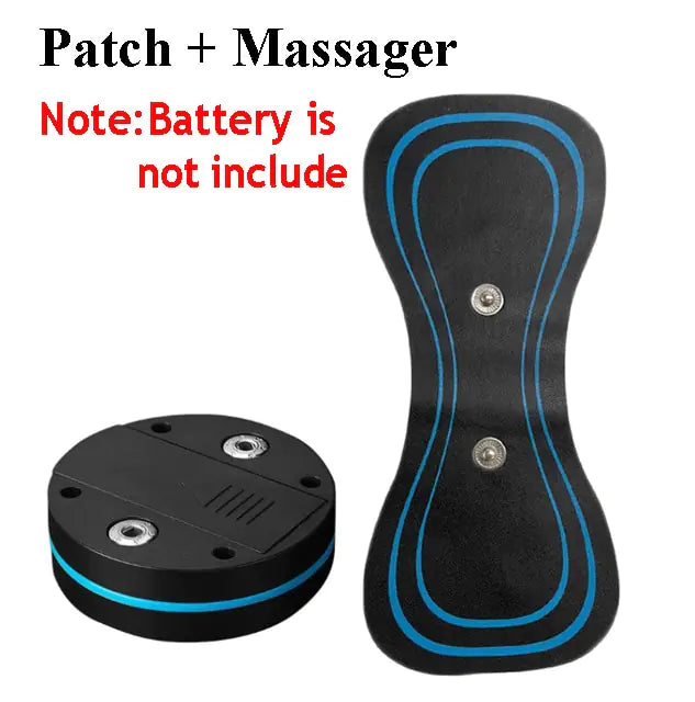 New EMS Mini Electric Massager Stimulator  My Store Black 2 Pieces Set 