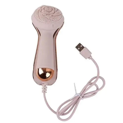 Silicone Facial Brush  My Store Pink Seat Charging 