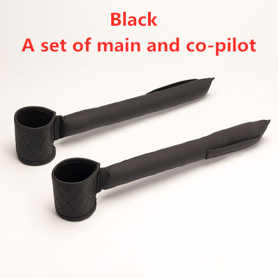 Leather Car Seat Gap Filler  My Store Black 2pcs 