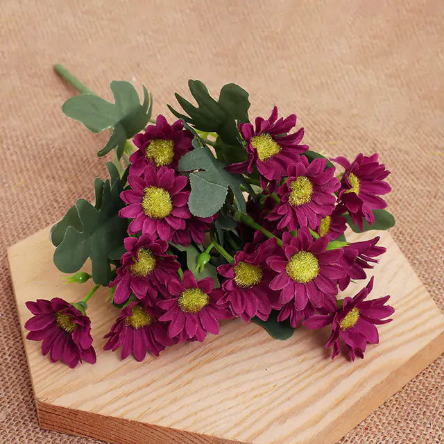 Home and Garden Artificial Flowers  My Store Purple Red  