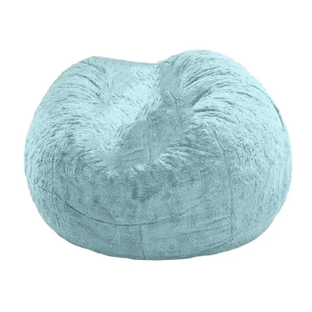 Giant Fluffy Fur Bean Bag  My Store Sky 150x75cm 