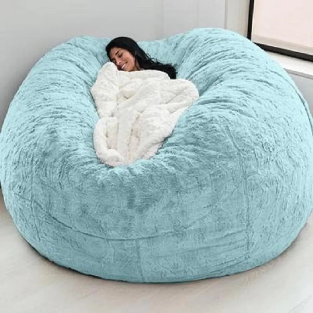 Giant Fluffy Fur Bean Bag  My Store   